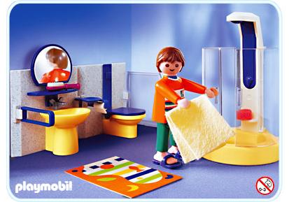 playmobil salle de bain