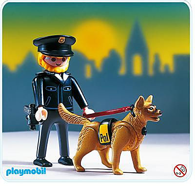 3985-A Policier/chien de garde detail image 1