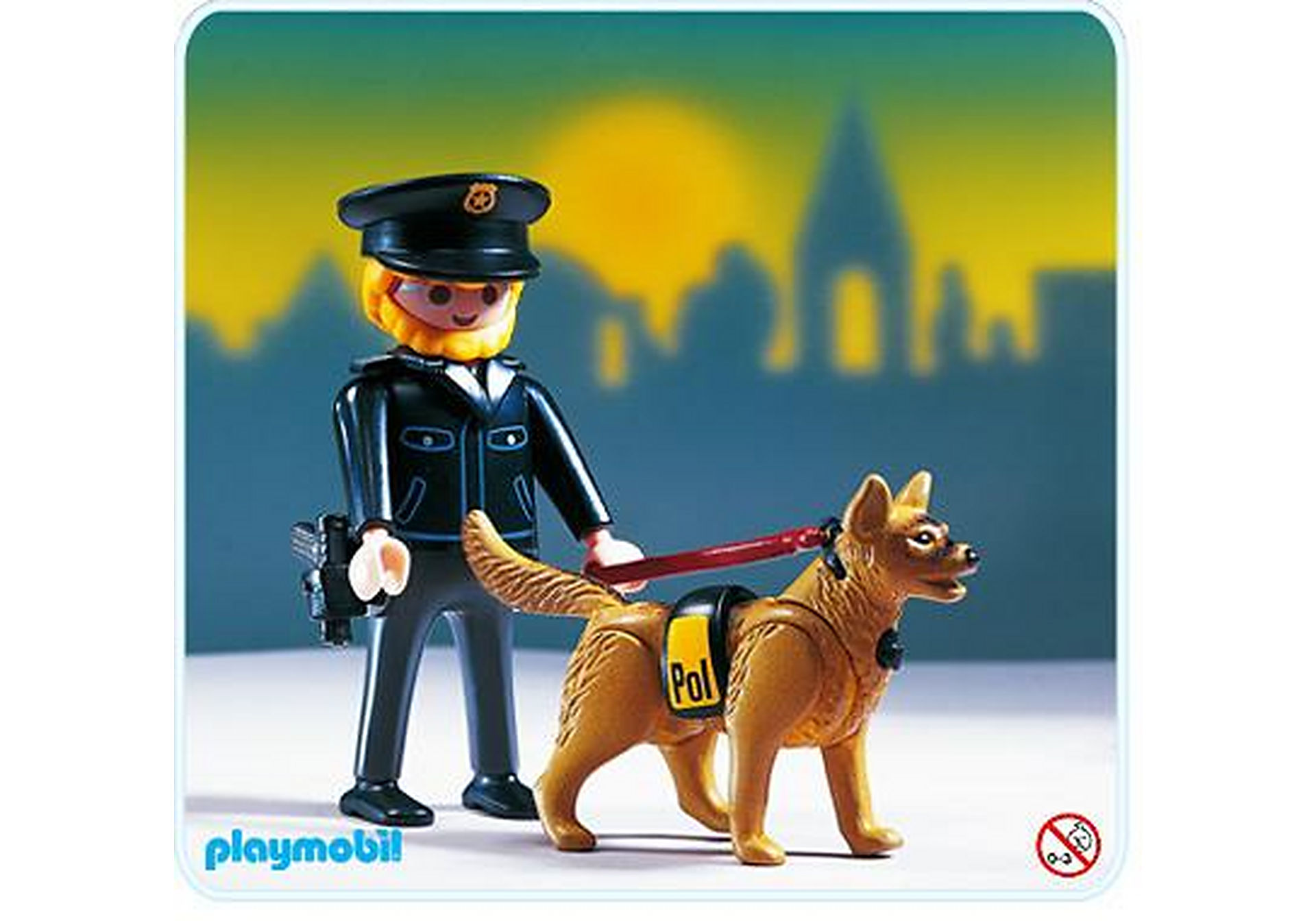 3985-A Policier/chien de garde zoom image1