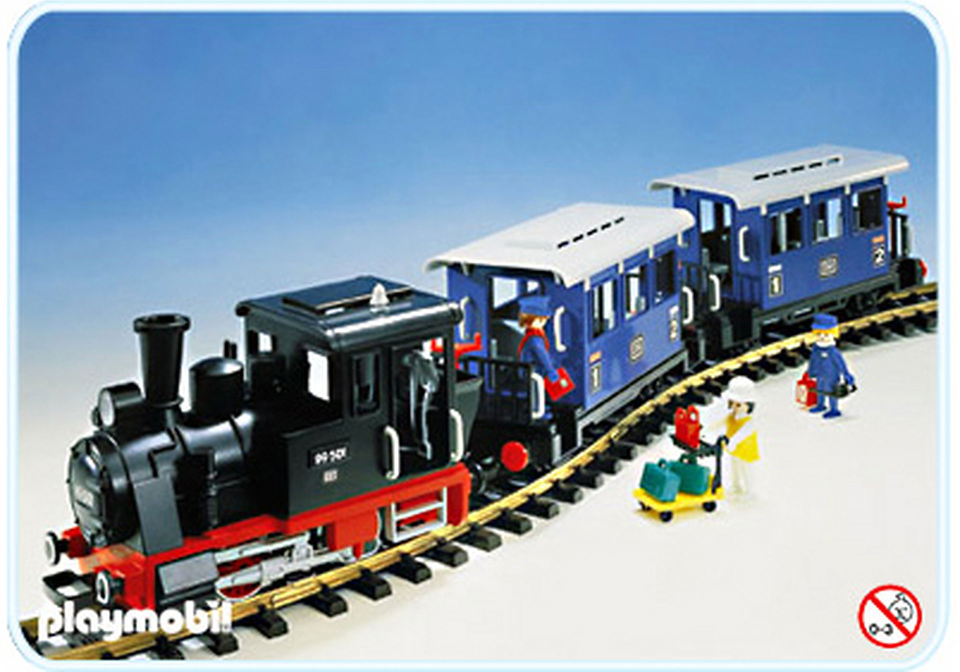 4000-A Set Personenzug mit Dampflok zoom image1