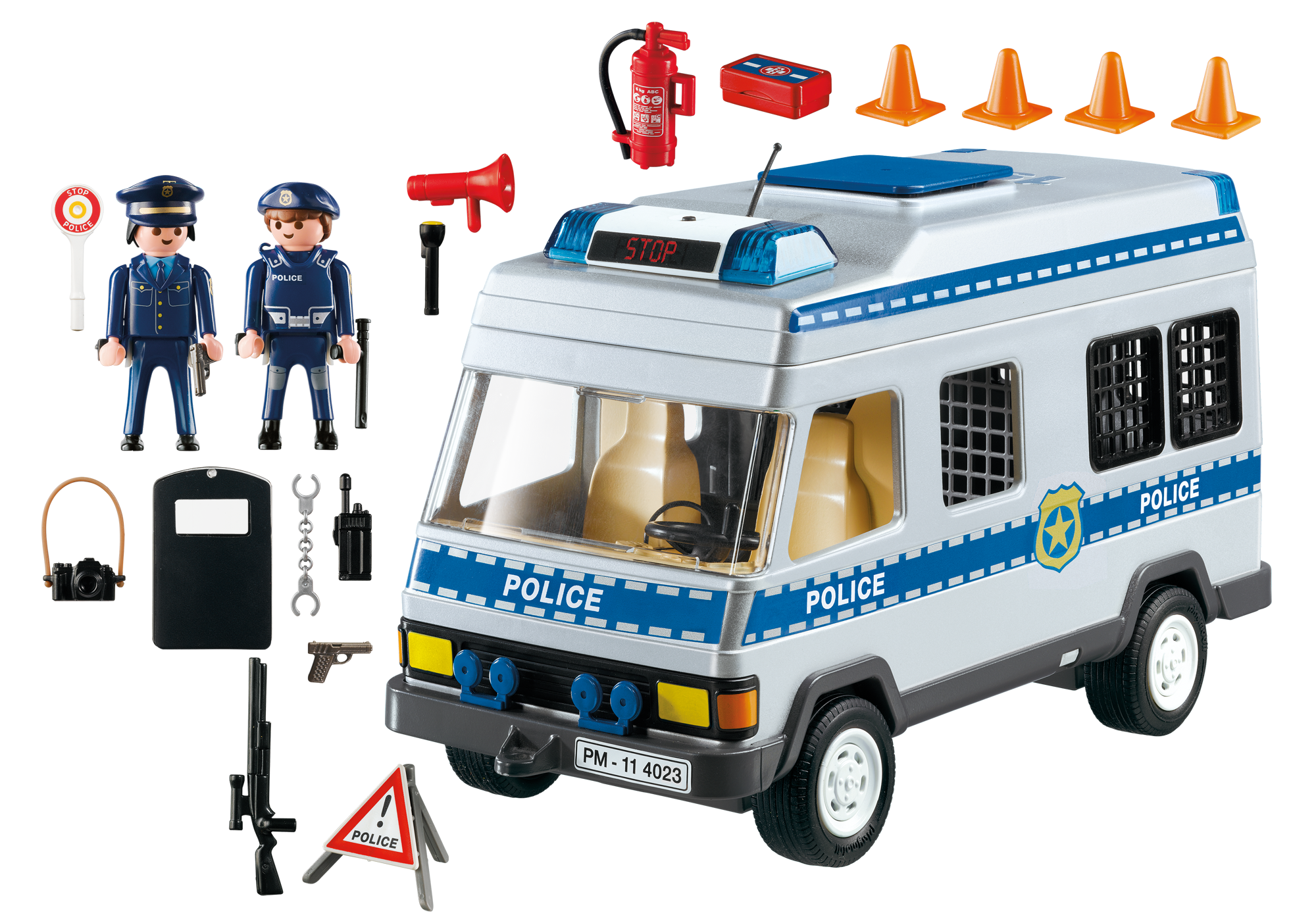 playmobil police riot van