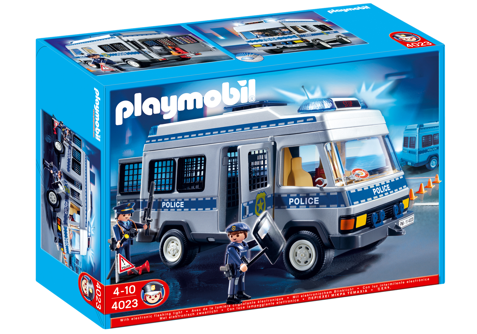 playmobil police bus