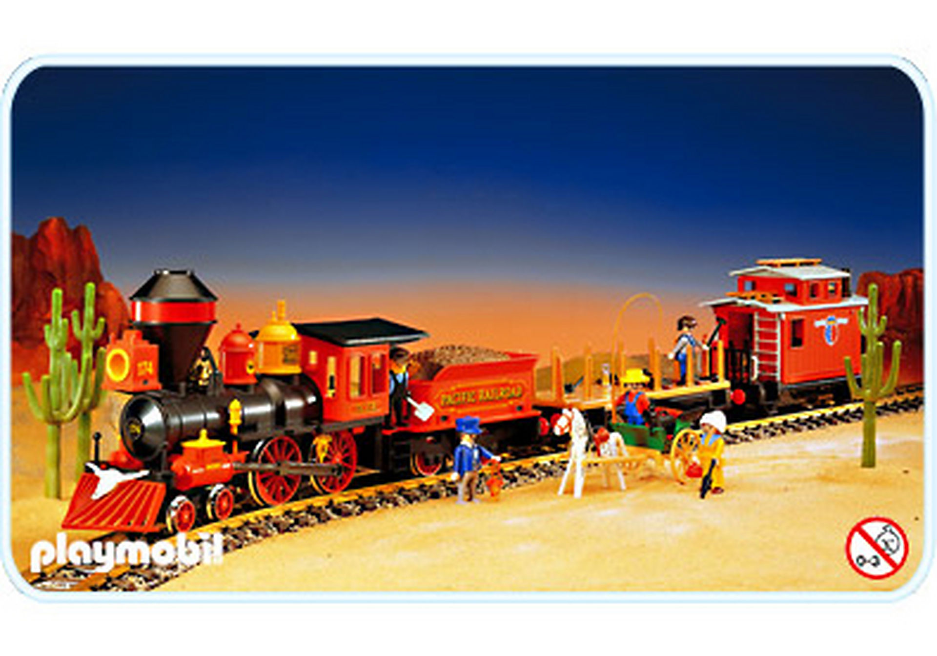 4034-A Train Far West sans transformateur zoom image1