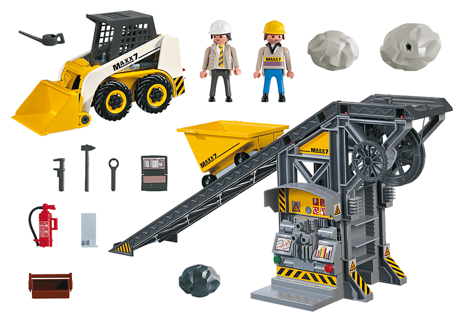 4041 Conveyor Belt with Mini Excavator detail image 3
