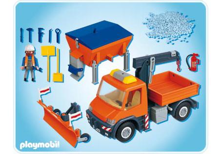 playmobil voiture neige