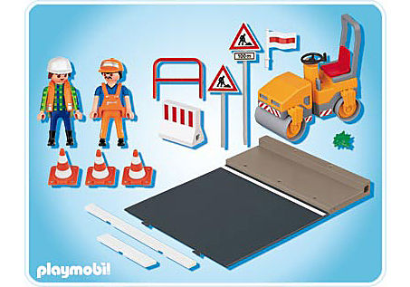 4048-A Straßenwalze mit Asphaltplatte detail image 2