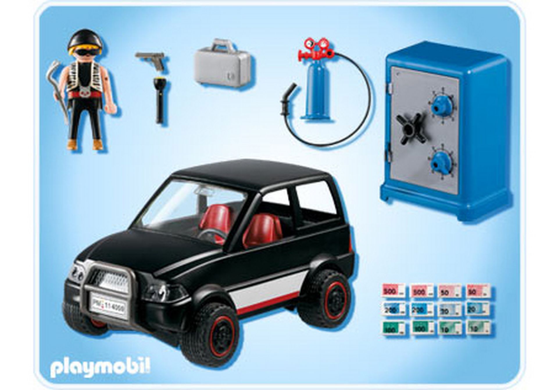 Playmobil NEU OVP 4059 Tresorknacker mit Fluchtfahrzeug 
