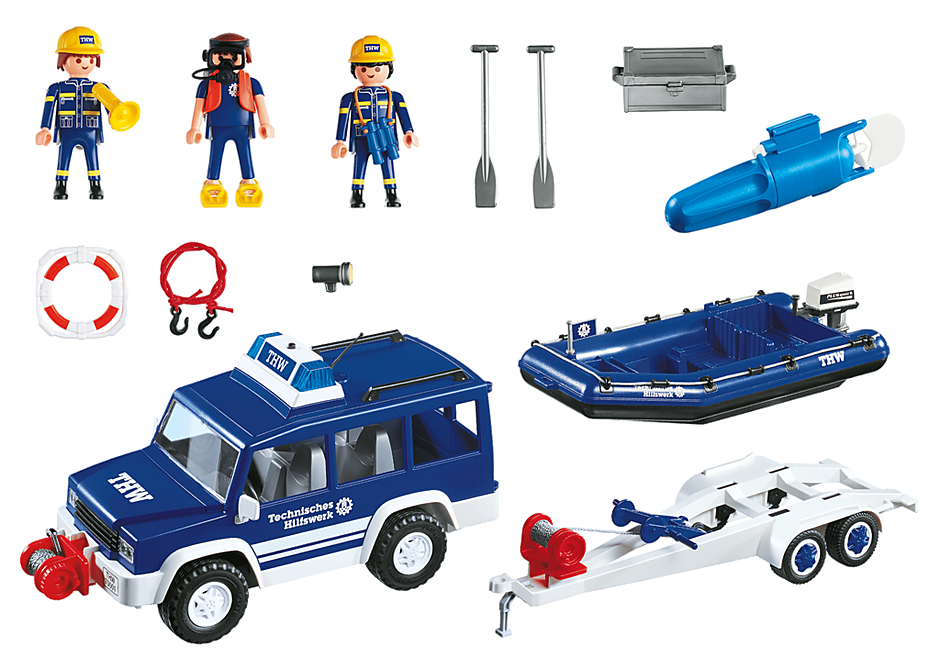 4087 Rescue Boat and Vehicle detail image 3