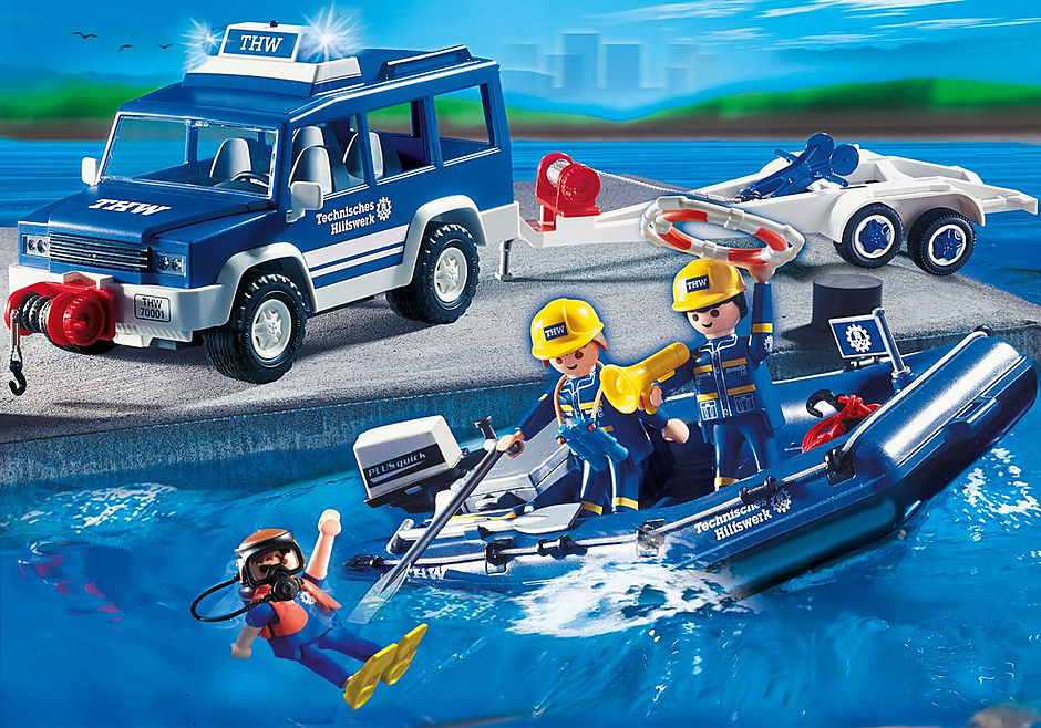 4087 Rescue Boat and Vehicle detail image 1