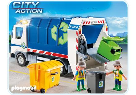 playmobil camion poubelle 4129