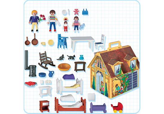 Maison playmobil promo transportable