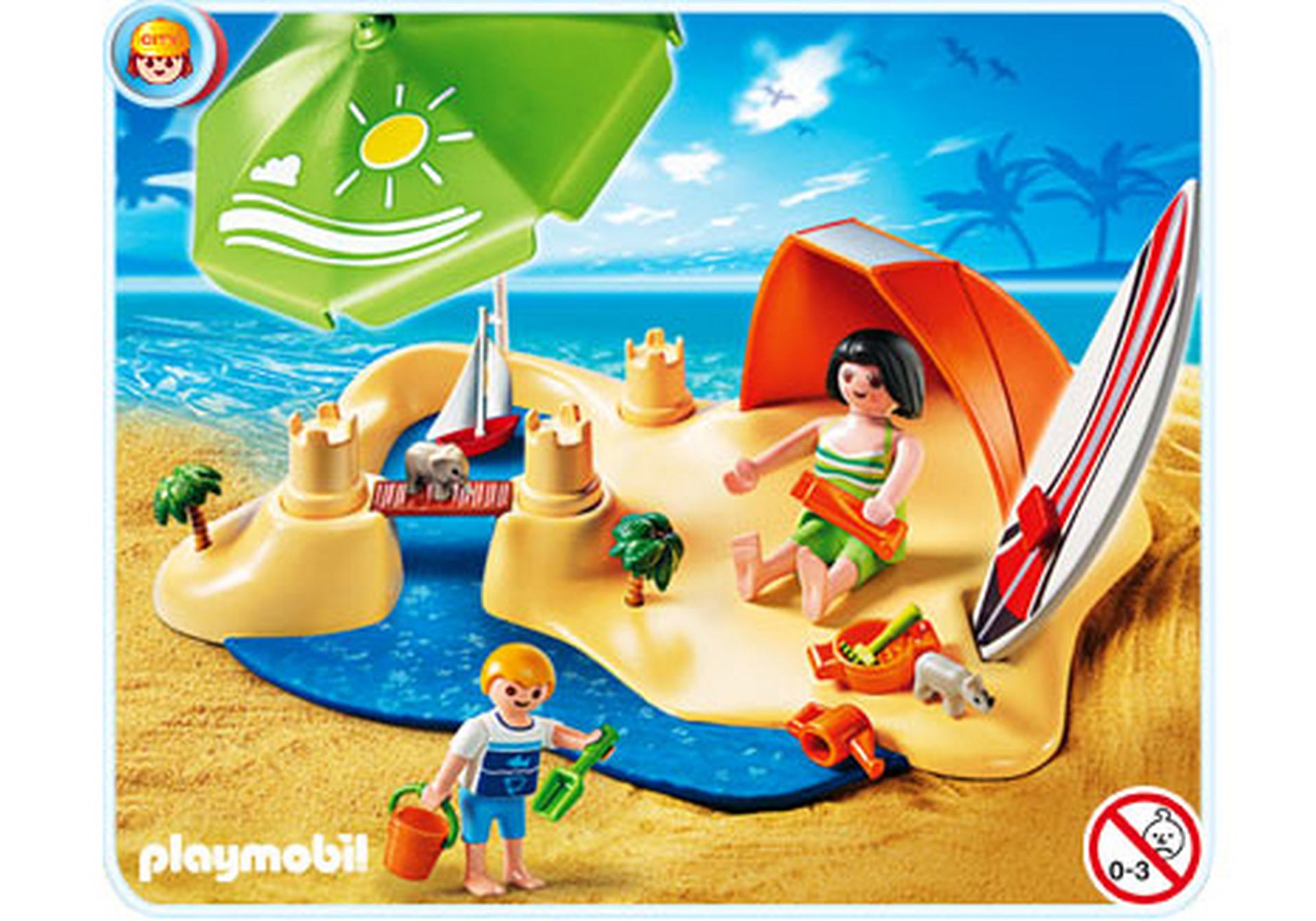 Playmobil Strand Urlaub Beachboy Haare braun barfuss Grundfigur top 