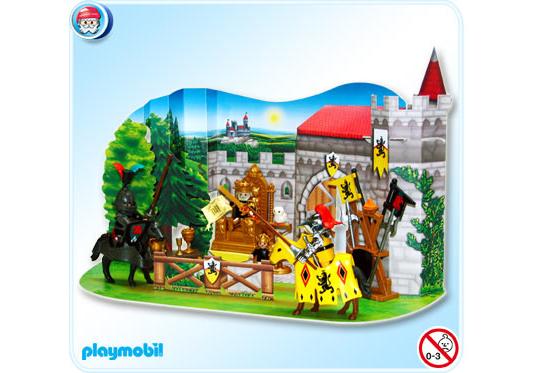 PLAYMOBIL MOYEN AGE BASTION DES CHEVALIERS set : 6627 COMPLET TBE EUR