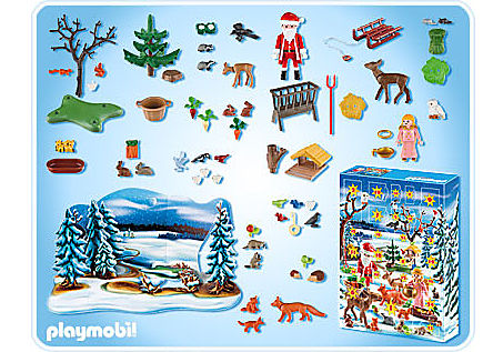 4166-A Adventskalender Weihnacht der Waldtiere detail image 2