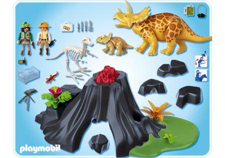 volcan dinosaure playmobil