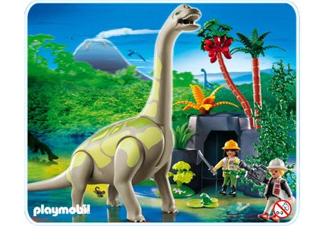 playmobil dinosaure volcan