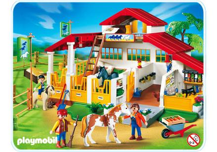 playmobil fille cheval