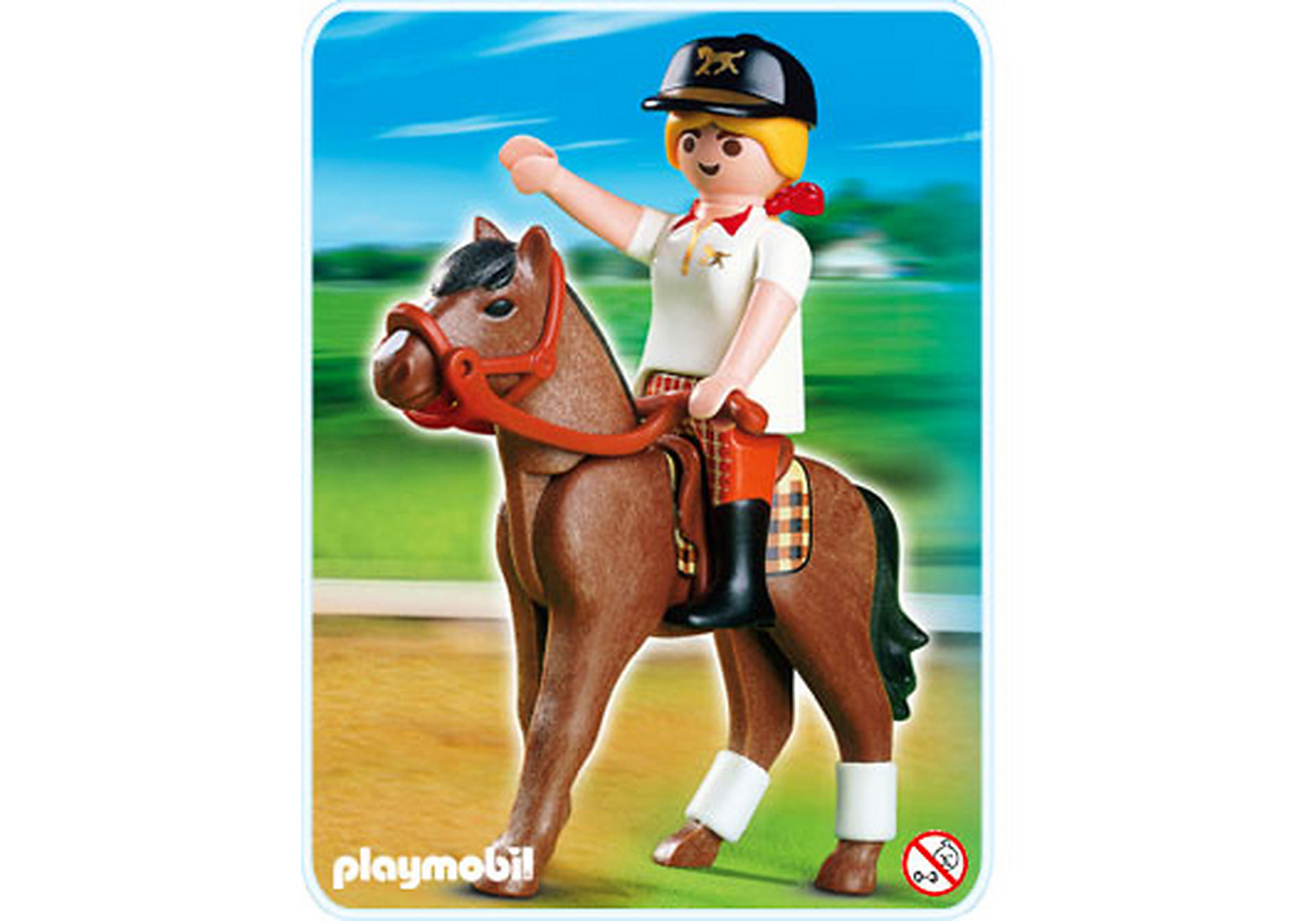 4191-A Reiterin mit Pferd zoom image1