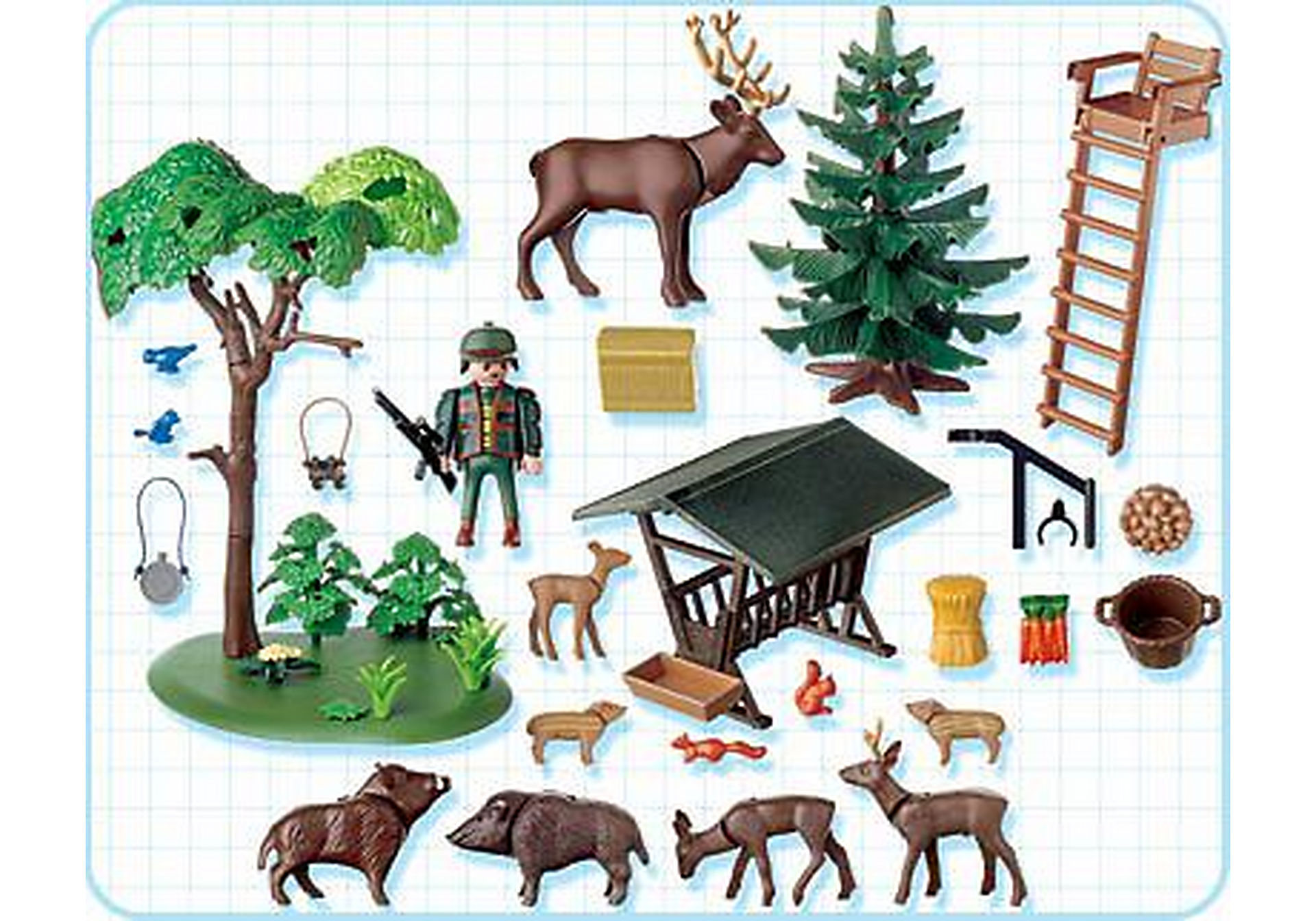 4208-A Garde forestier / animaux / poste de guet zoom image2
