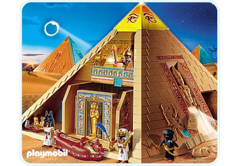 Playmobil Egypte sol de l'étage de la pyramide avec mécanisme 4240 