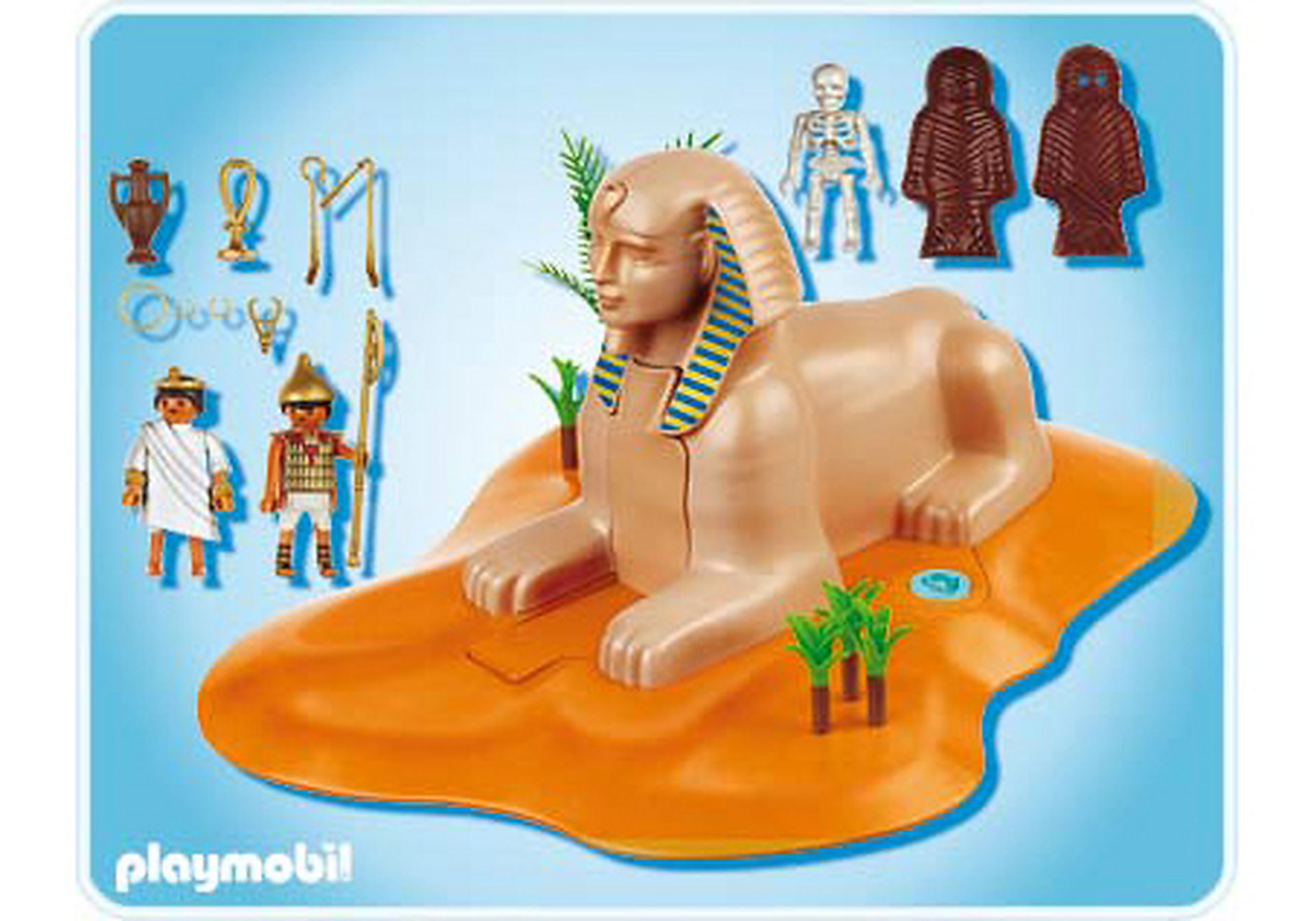 4242-A Sphinx avec momie zoom image2