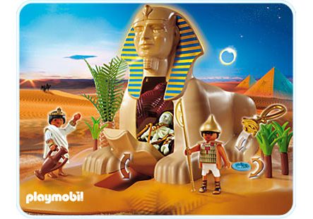 PLAYMOBIL Momie Marron & Squelette Sphinx 4242 Musée 4168 F311 EGYPTIENS 