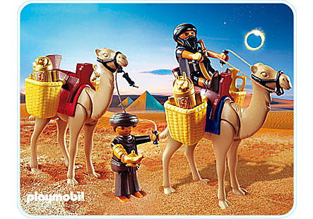 4247-A Grabräuber mit Kamelen detail image 1