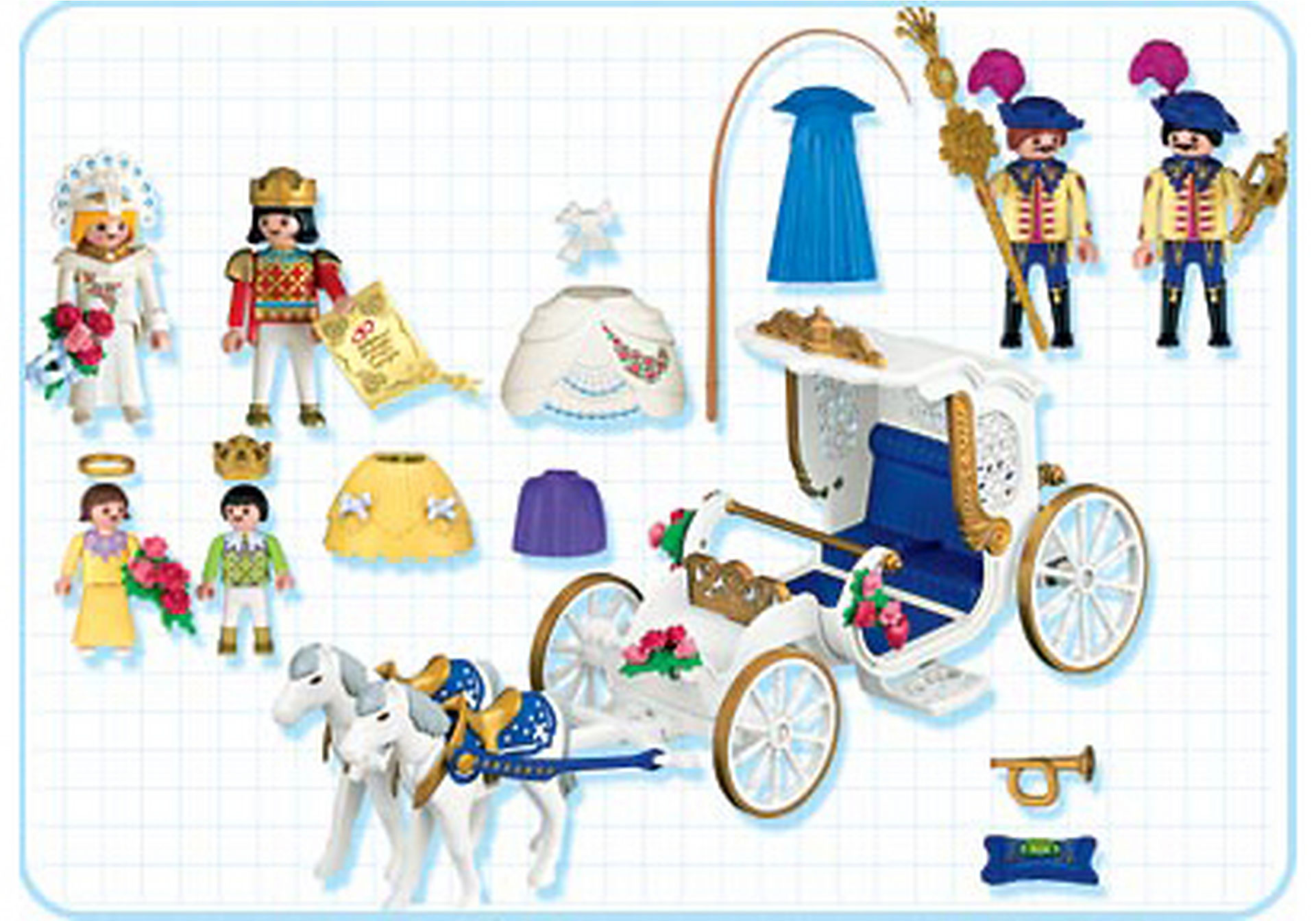 Amazon Com Playmobil Wedding Carriage Toys Games