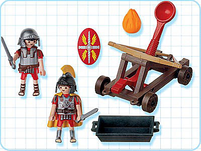 Officier romain / soldat / catapulte - 4278-A