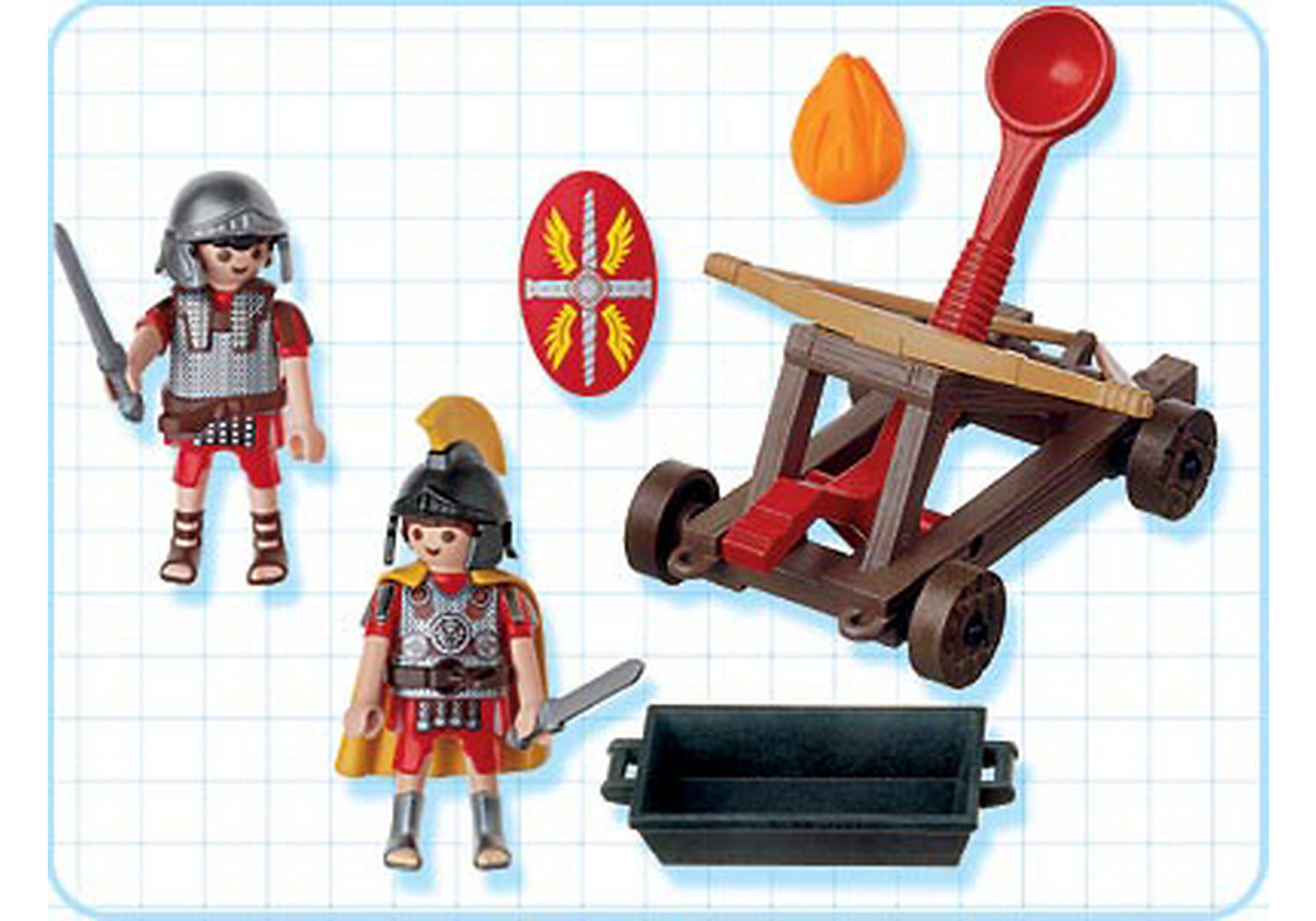 4278-A Officier romain / soldat / catapulte zoom image2