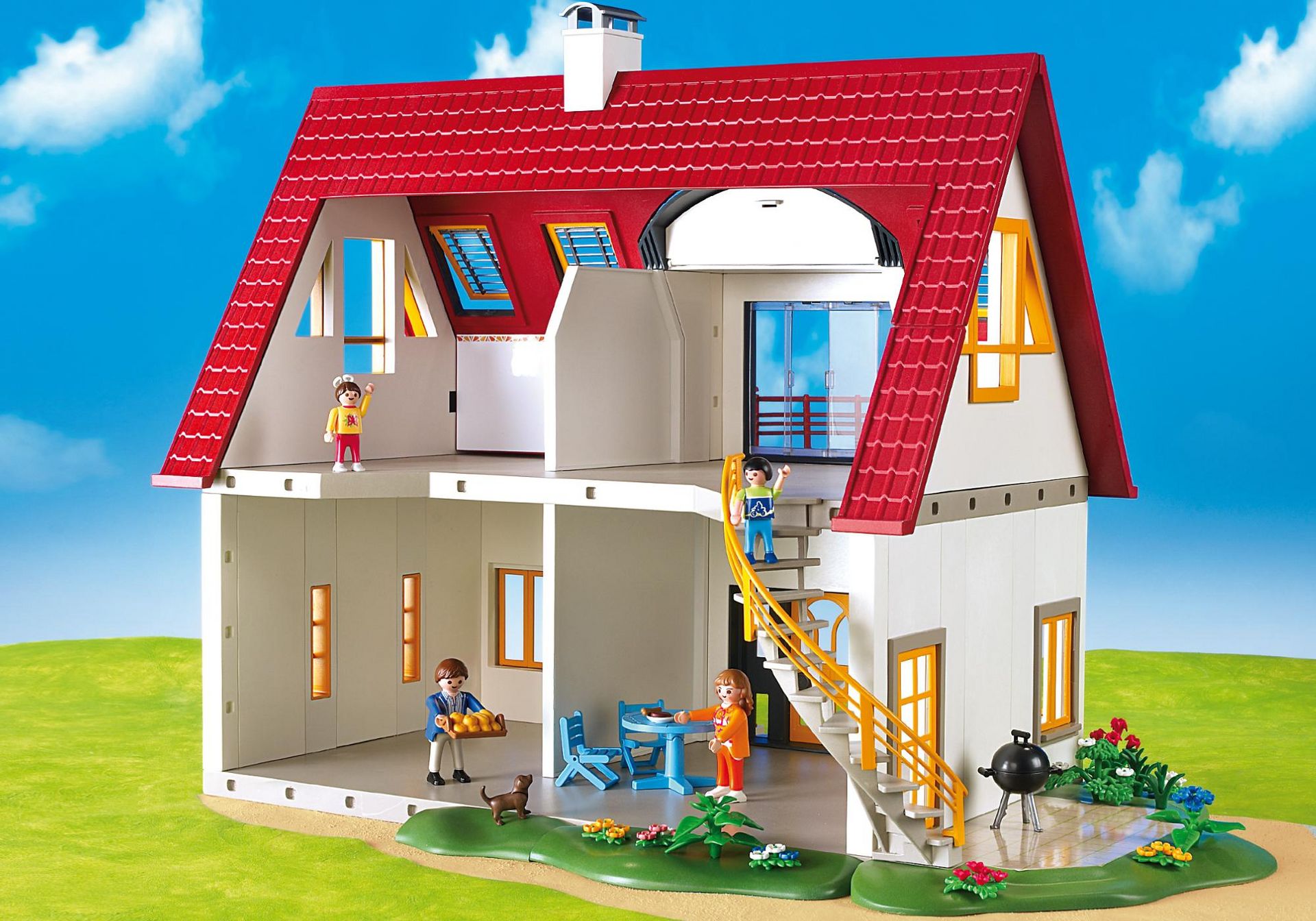 PLAYMOBIL   4279 MODERN HOUSE  <>< max UK post £1.98 per INVOICE><> multi 