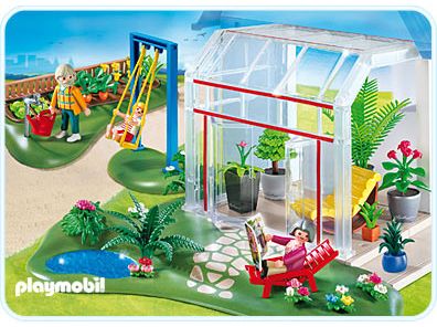 Rasenplatte Terrasse aus Set 4279 Einfamilienhaus * * Playmobil 