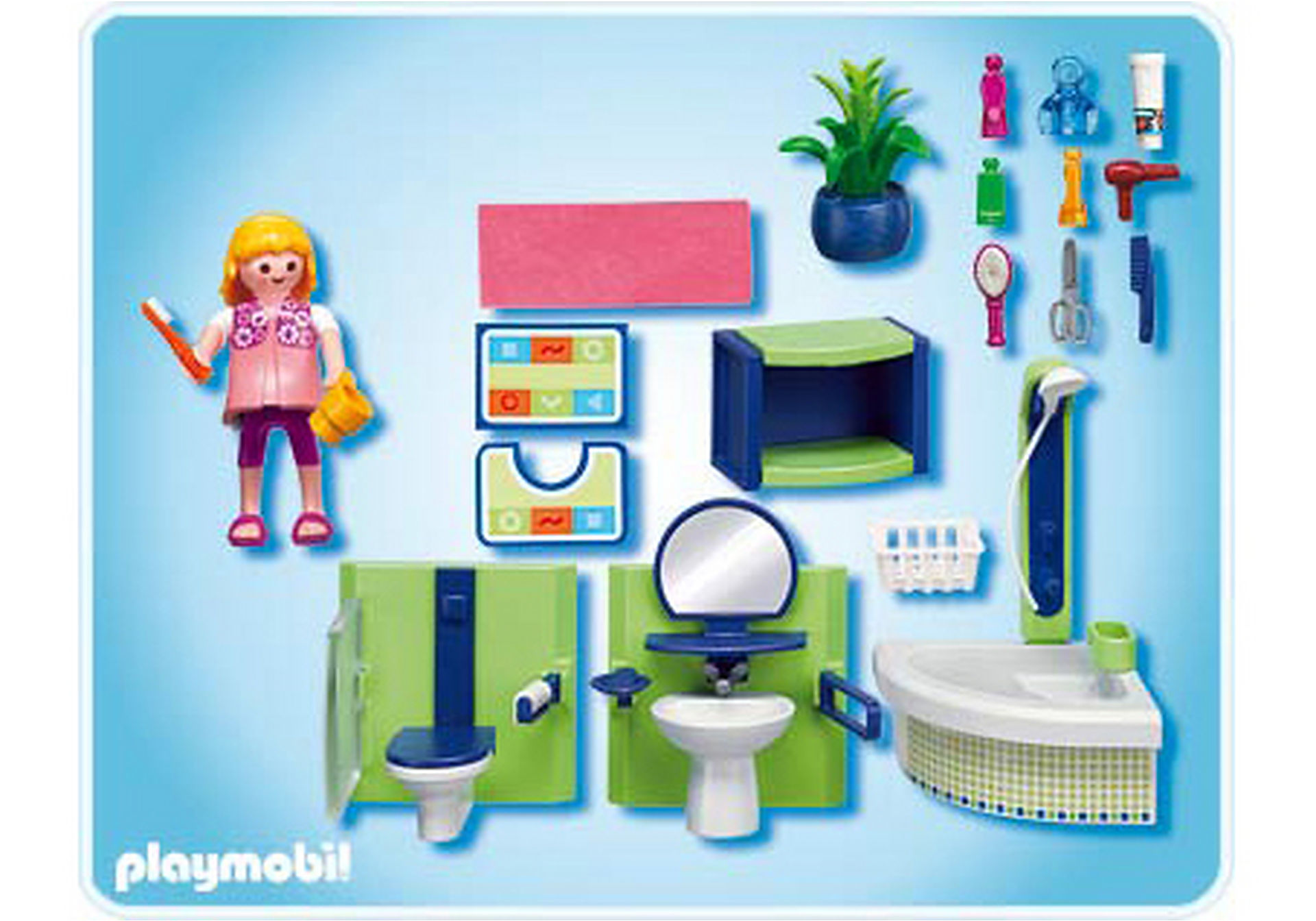 Bad mit Eckwanne - 4285-A - PLAYMOBIL® Deutschland Bad mit Eckwanne - 4285-A - PLAYMOBIL® Deutschland