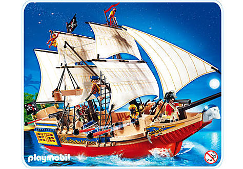 Hjelm aflange krøllet Großes Piraten-Tarnschiff - 4290-A | PLAYMOBIL®