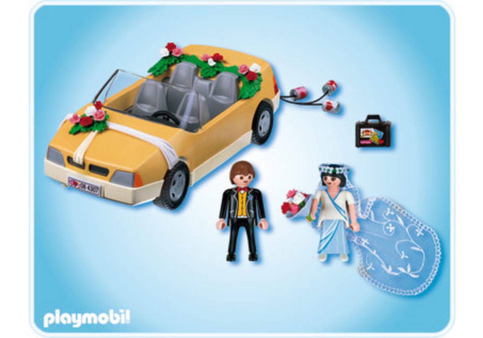 Playmobil PKW Cabrio Hochzeit RÄDER Rad RADACHSE 4307 Brautauto 