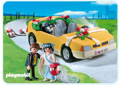 playmobil voiture de mariés
