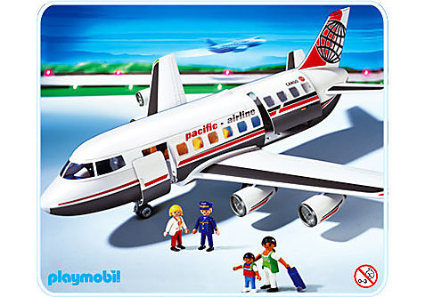 Playmobil -- Pièce de rechange -- Avion et tour de contrôle 5261