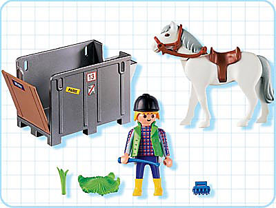 4316-A Transportbox mit Pferd detail image 2