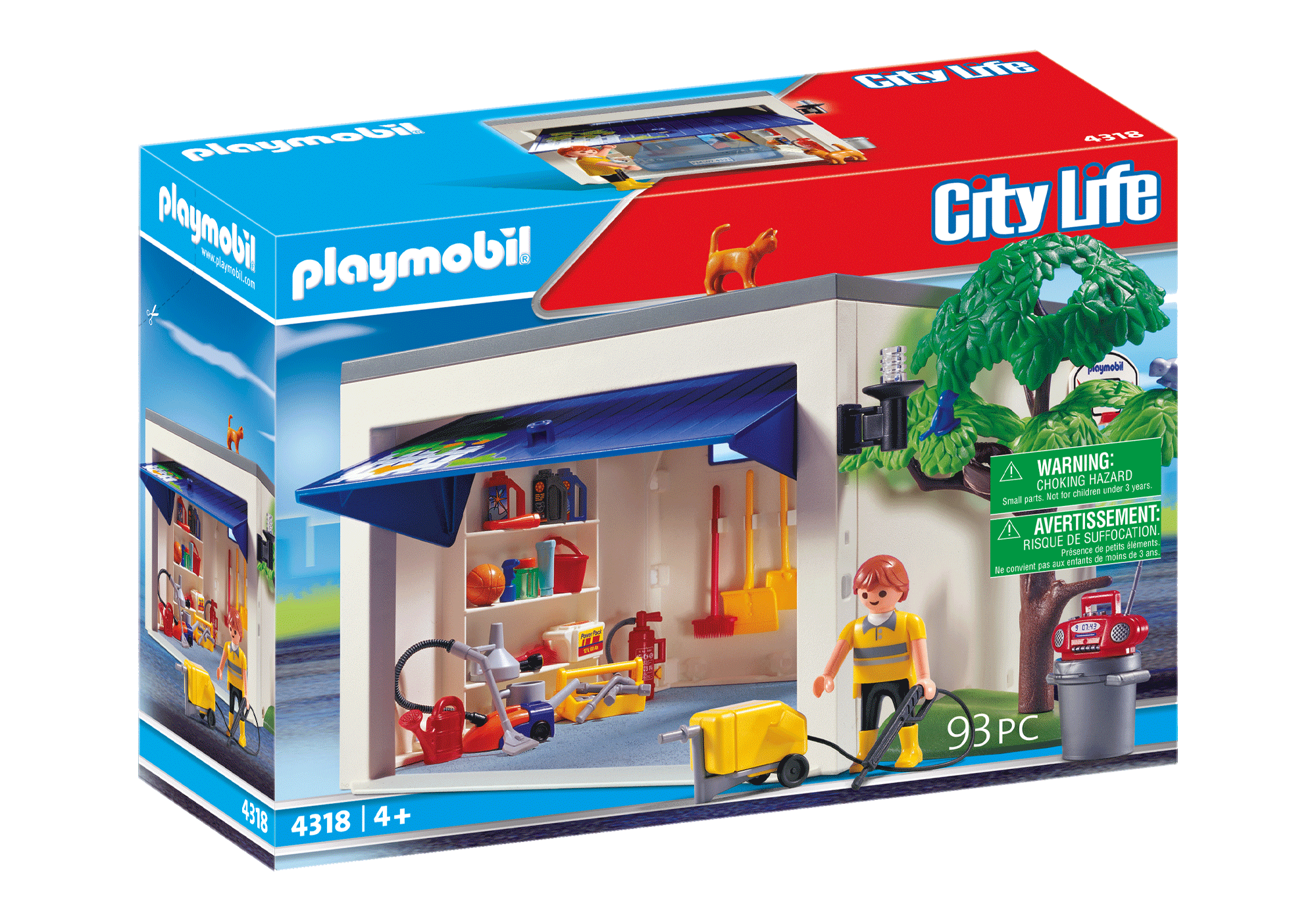 garage maison moderne playmobil