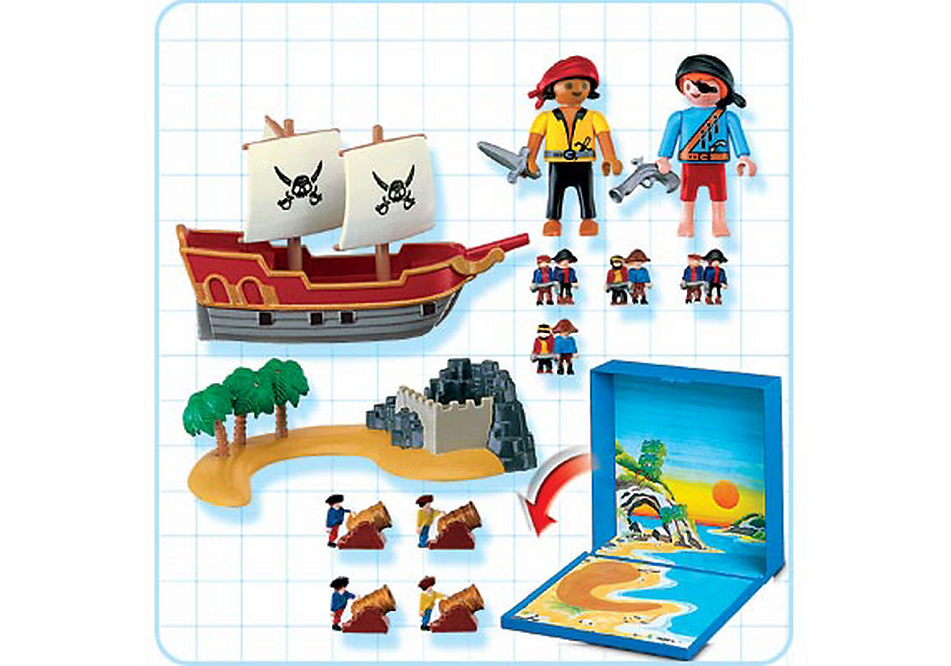 4331-A Micro Playmobil Pirates zoom image2