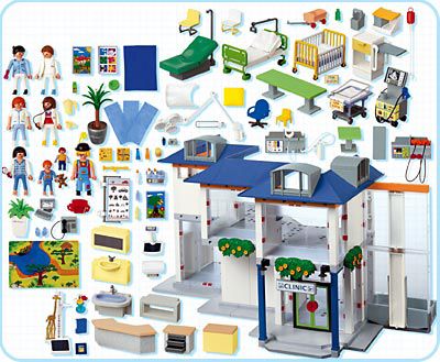 * Playmobil Wand 12 x 14 cm aus Set 4404 Krankenhaus System X * 