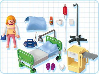 chambre hopital playmobil