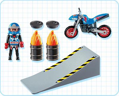 playmobil pilote motocross