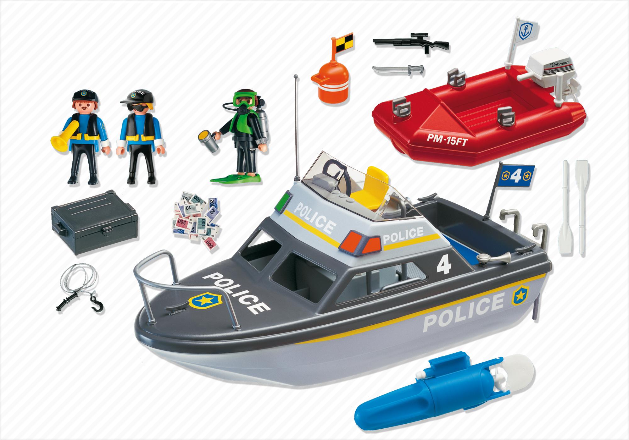 bateau de police playmobil