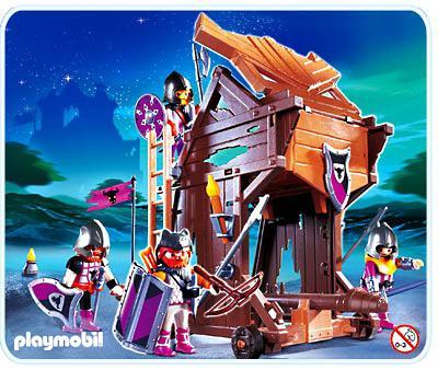 playmobil chevalier taureau