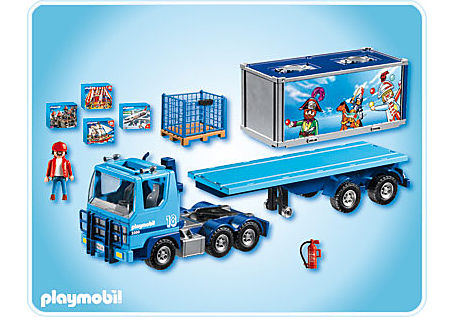 4447-A PLAYMOBIL-Container-Truck detail image 2