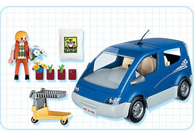 voiture playmobil bleu