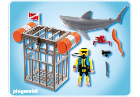 playmobil shark diver