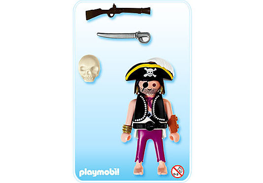 4581-A Pirate noir detail image 2