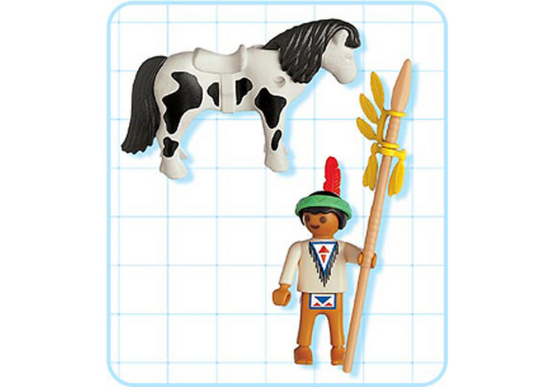 4629-A Indianerjunge mit Pony zoom image2